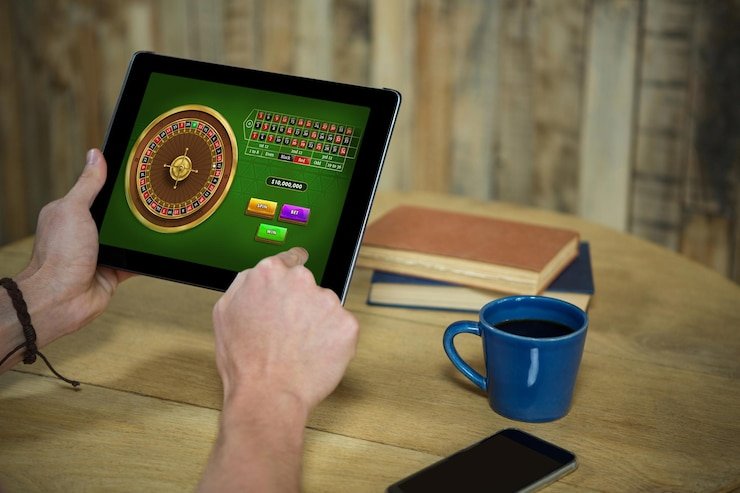 Tampilan virtual sports nenektogel dengan simulasi pertandingan olahraga realistis